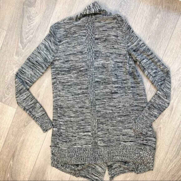 Wilfred Aritzia Flaubert Cardigan Sweater Duster Heathered Gray Draped Size XS - Picture 15 of 15